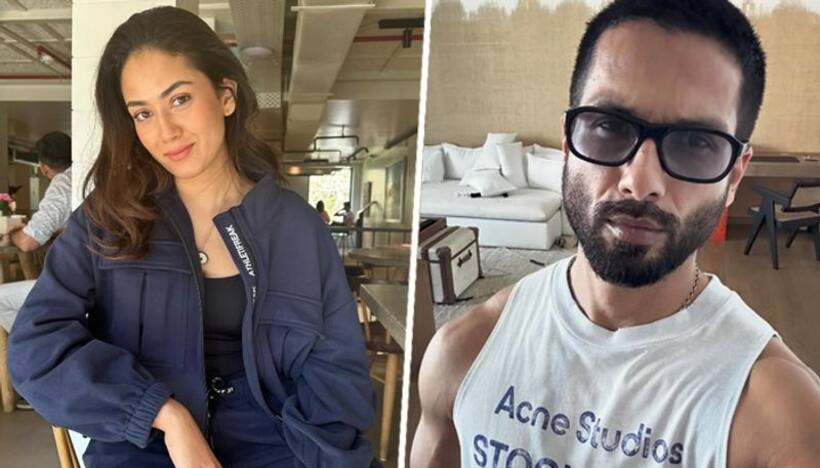 'Thanks for messing up the cushions...', Mira Rajput's comments on Shahid Kapoor's selfie is every wife ever