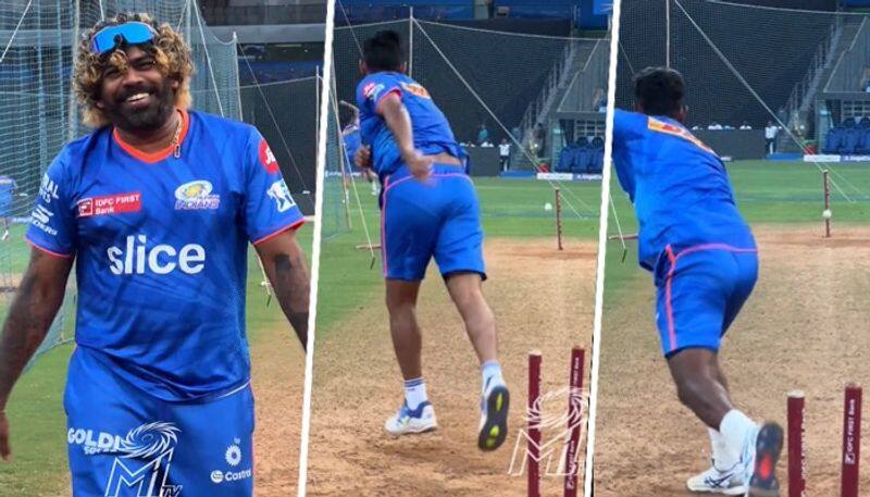 IPL 2024: Malinga shines in MI's target-hitting drill, shows Arjun Tendulkar, others how to hit stumps (WATCH) snt