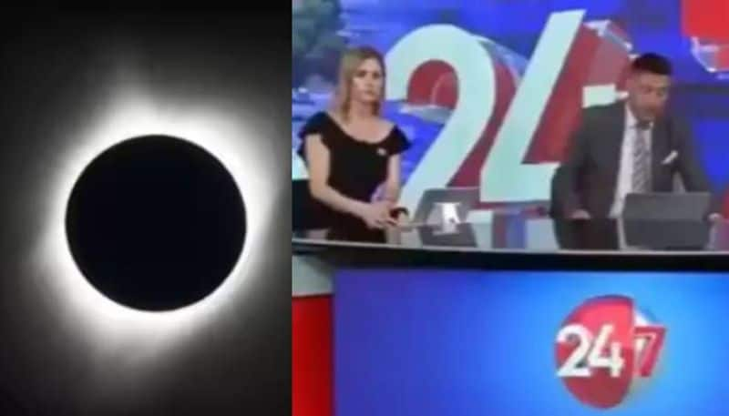 news agency in Mexico accidentally air mans testicles during solar eclipse coverage