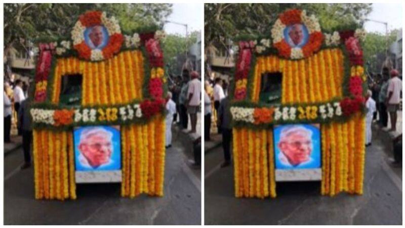 Veteran Producer RM veerappan funeral started live video mma