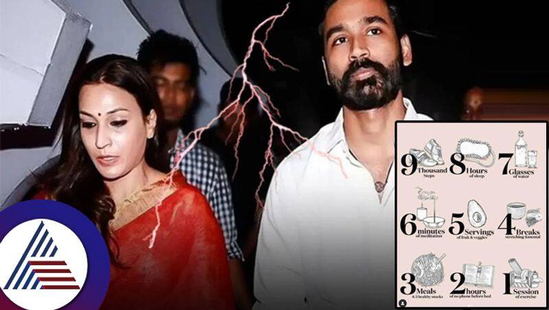 Rajinikanths daughter Aishwarya gave  health tips while making divorce with Dhanush suc 