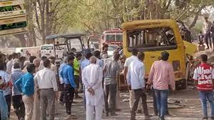 Big accident in Mahendragarh