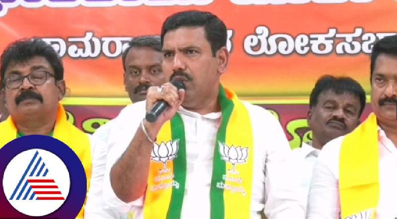 bjp state president by vijayendra slams on congress govt gvd