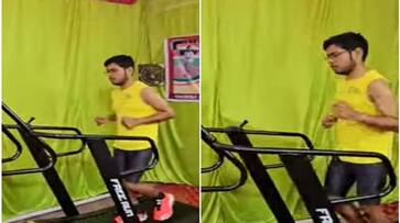 Sumit Singh, a man from Rourkela, created a Guinness World Record by jogging for 12 hours on a treadmill nti