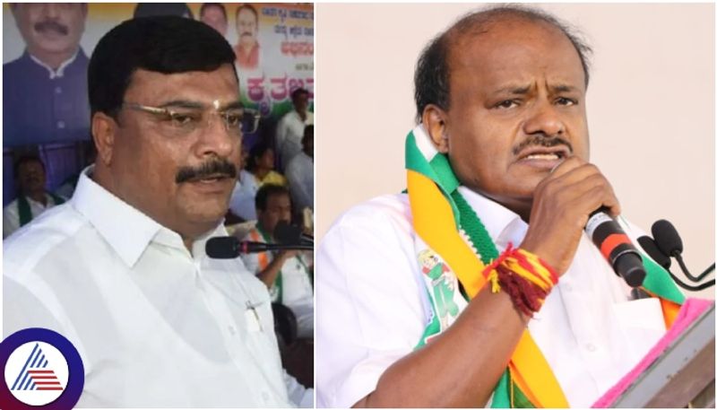 Malavalli MLA PM Narendraswamy criticism to HD Kumaraswamy are you really vokkaliga sat