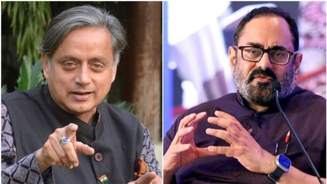 ‘Shameless!’ Rajeev Chandrasekhar slams Shashi Tharoor after Cong MP admits he has no evidence against MoS