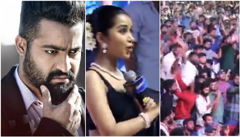 NTR Jr fans tell Tillu Square actor Anupama Parameswaran not to speak at the films success event vvk