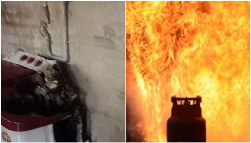 Kerala gas cylinder exploded while cooking and a fire broke out in ...