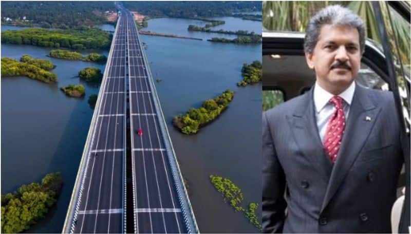 Anand Mahindra shared Thalassery-Mahe Bypass beautiful picture 