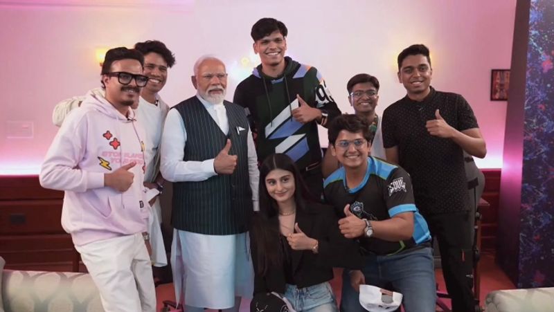 Prime Minister Narendra Modi Meeting with Indian top gamers AKP