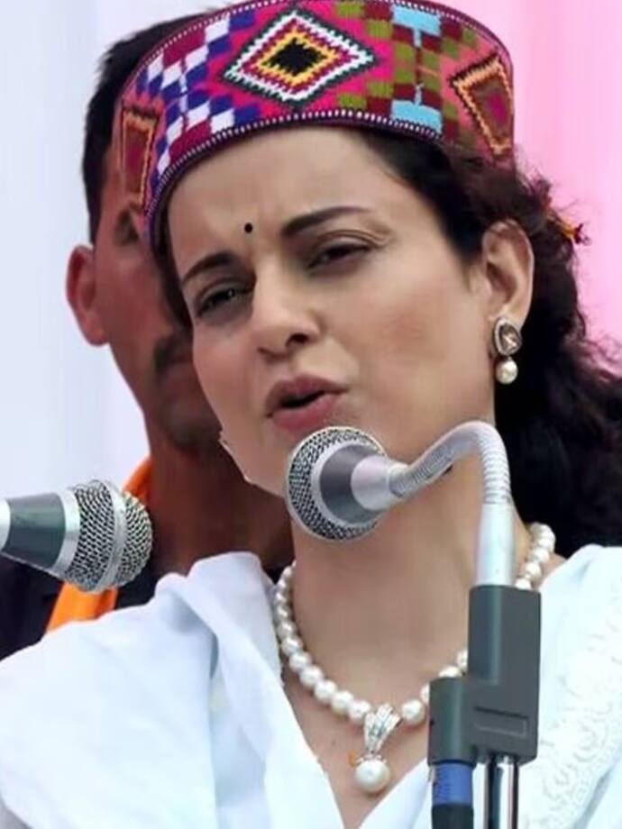 Kangana Ranaut Election Raily