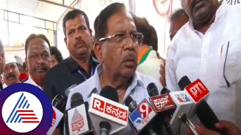 Karnataka HM G Parameshwar reacts bjp manifest release at tumakuru rav