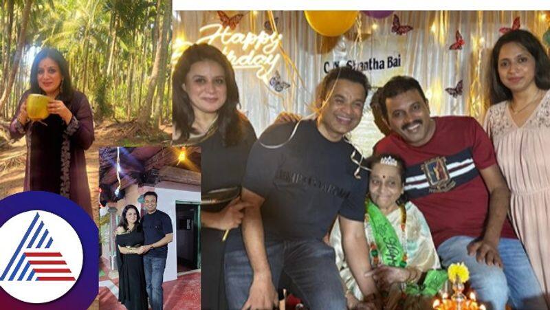 Pooja Gandhi celebrates Ugadi 2024 with husbands family at village skr