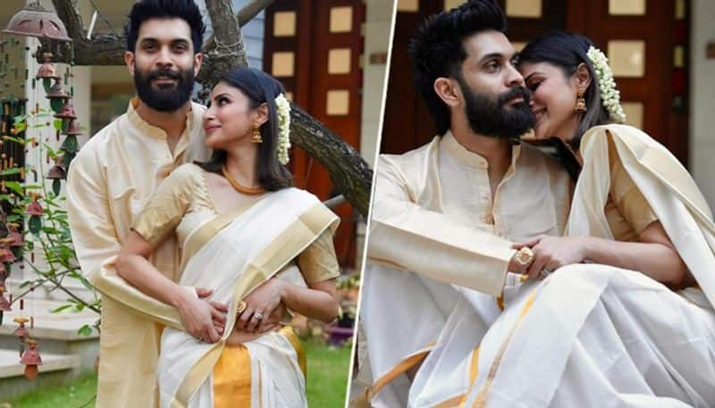 Poila Boisakh and Vishu 2024: Bengali girl Mouni Roy, Malayali boy Suraj Nambiar celebrate New Year in style RBA