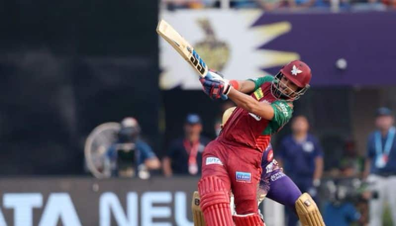 IPL 2024 Nicholas Pooran Quick Fire Propels Lucknow Super Giants To 161 for 7 Against Kolkata Knight Riders kvn