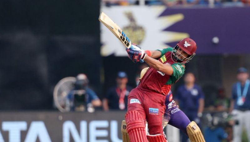 IPL 2024 Nicholas Pooran Quick Fire Propels Lucknow Super Giants To 161 for 7 Against Kolkata Knight Riders kvn