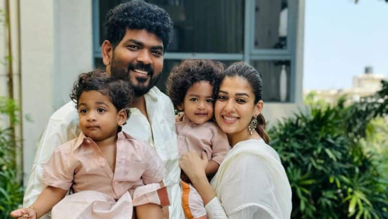 Nayanthara and Vignesh shivan Vishu and Tamil New Year 2024 celebration Photos gan