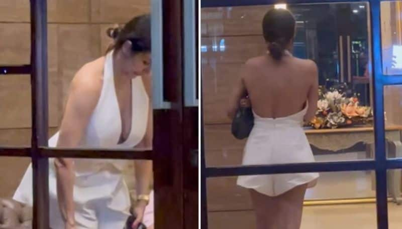 Malaika Arora HOT pictures: Actress looks SEXY in white backless short dress RKK