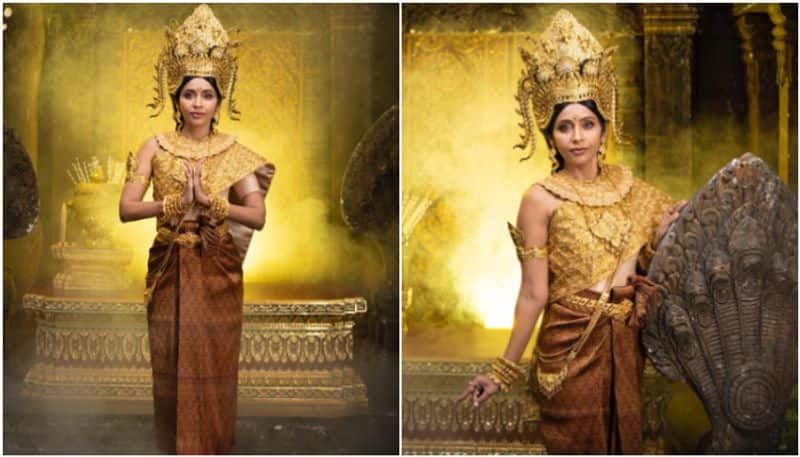 Indian ambassador to Cambodia Devyani Khobrogade Dresses up as Apsara on Cambodian New Year