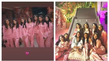 A Princess Diaries Royal slumber party...', Janhvi Kapoor attends Radhika Merchant's bridal shower [PICTURES]