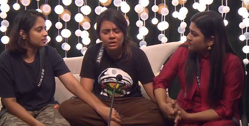 jasmine jafar and gabri very emotional situation in bigg boss malayalam season 6 