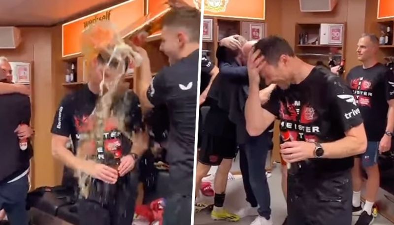 Football Inside Bayer Leverkusen's festivities: How Xabi Alonso & Co. celebrated maiden Bundesliga title (WATCH) osf