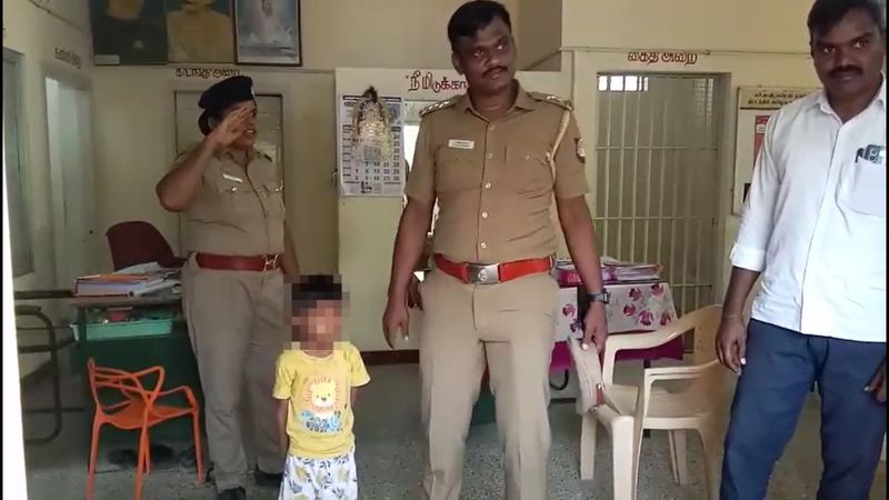 Police quickly found a 5-year-old boy who went missing in Coimbatore and handed him over to his parents vel