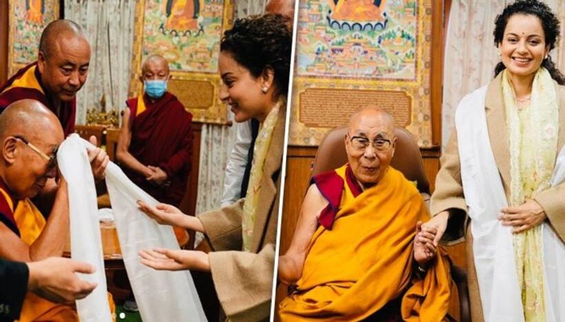 Lok Sabha elections 2024: BJP candidate Kangana Ranaut meets Dalai Lama in Dharamshala ahead of polls
