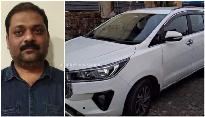 Man used spare key to open Innova car which was kept in police station premises in connection with a case 