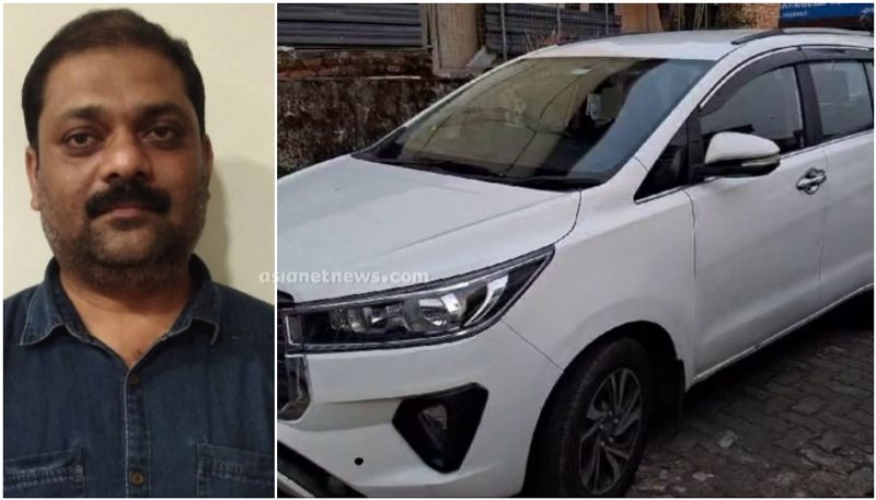 Man used spare key to open Innova car which was kept in police station premises in connection with a case 