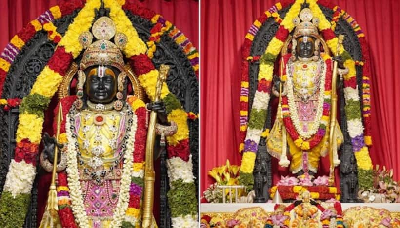 Ram Navami 2024: Ayodhya's Ram Lalla adorned in yellow attire after Divya Abhishekam; WATCH mangal aarti