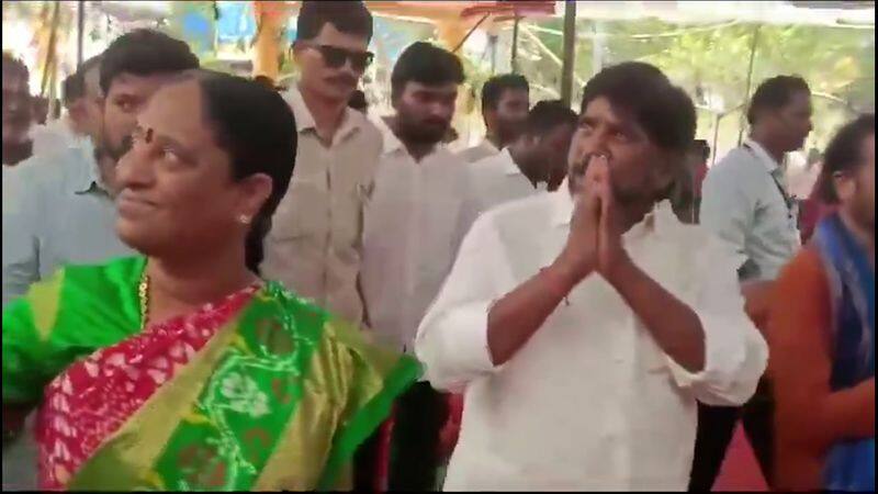 telangana congress ministers at badrachalam sriramanavami celebration 