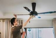 tips to clean ceiling fan without stool or ladder in hindi zkamn