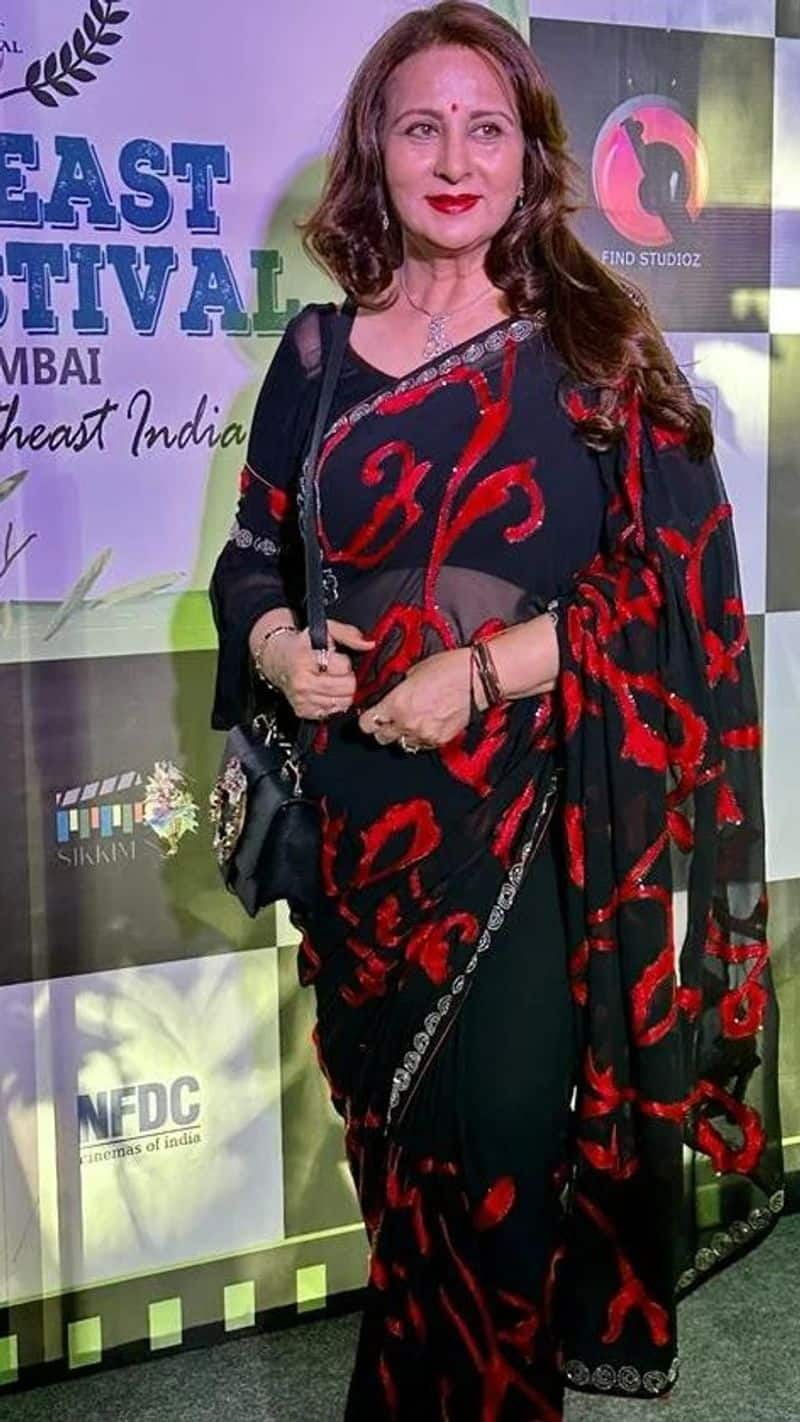 Poonam Dhillon birthday latest saree design outfits photos kxa 