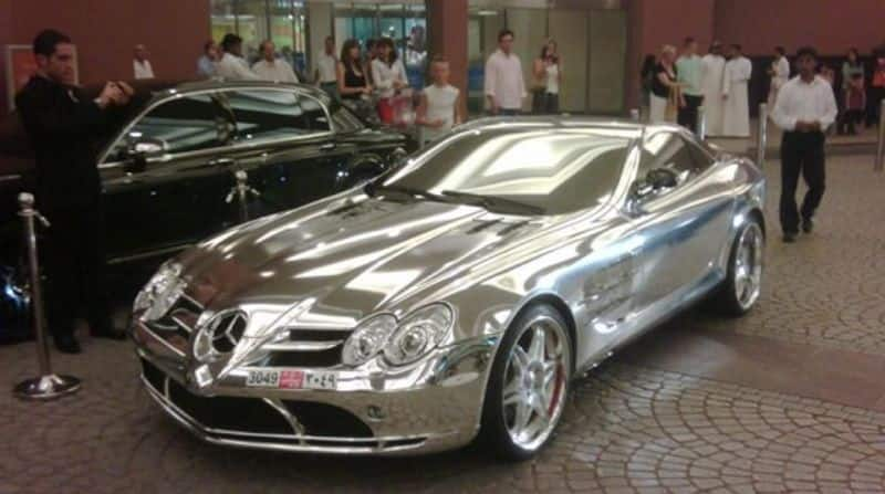 The businessman has the most expensive pure white gold Benz car, its price is 20.91 crores!-sak