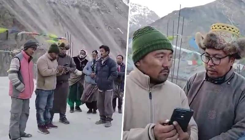 PM Modi speaks to residents after Himachal Pradesh's Giu village gets mobile network for first time (WATCH) gcw