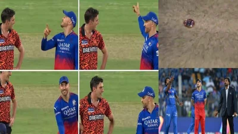 After Faf du Plessis Toss Issue against MI, A camera video zoomed in on a toss coin during a toss event in a match between Punjab and Mumbai is going viral rsk