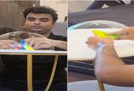 Mumbai-based cyber security expert sets Guinness Record for completing puzzle revolving inside a soap bubble nti