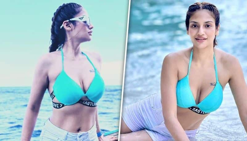 SEXY photos TMC former MP Nusrat Jahan flaunts her curves in bikini top RBA