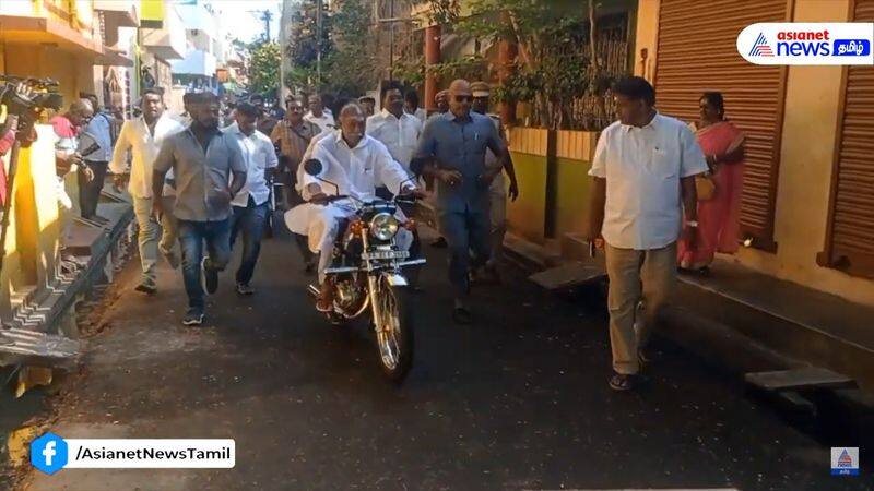 cm rangasamy cast their vote for lok sabha elections 2024 in puducherry vel