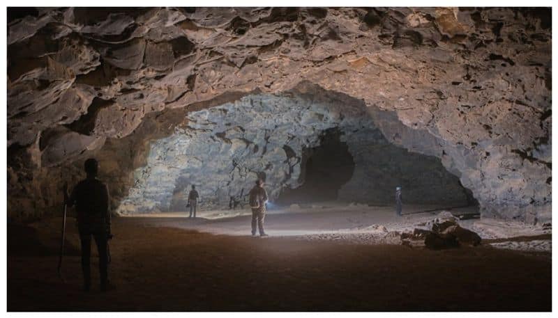 human used cave face has been discovered in Saudi Arabia 10000 years ago