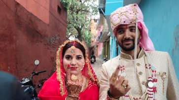 Lok Sabha Elections 2024: Newly-wed couple casts vote for the first time in Jammu and Kashmir's Udhampurrtm