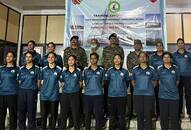 Indian army's tri-services all-women sailing crew expedition from Mumbai to Lakshadweeprtm 