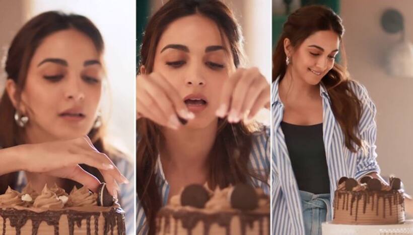 'Baking with my favourite snakk', Kiara Advani in kitchen baking cakes is the cutest thing ever  WATCH