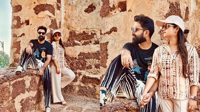 govind padmasoorya and gopika anil travelling abroad pics