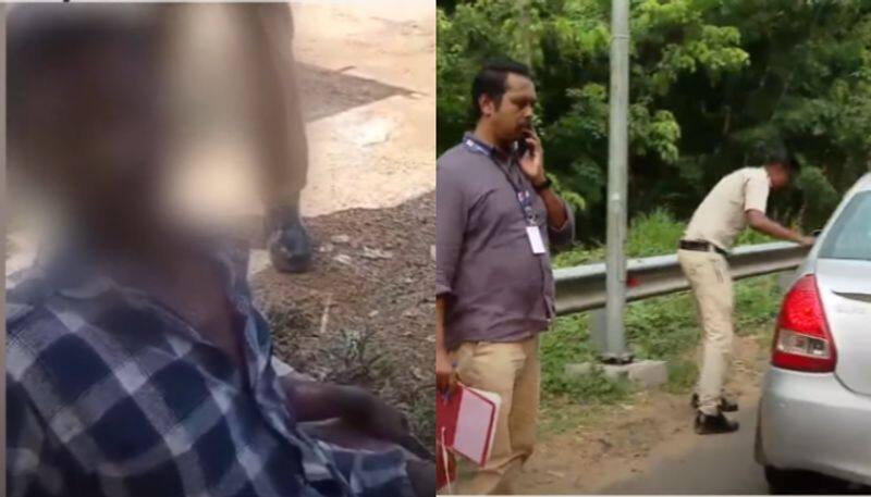 acid attack against youth election monitoring team saved him in pathanamthitta kottayam border