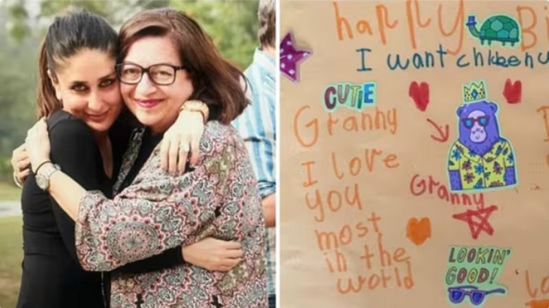 Kareena kapoor shares Taimurs birthday wish card for babita sum