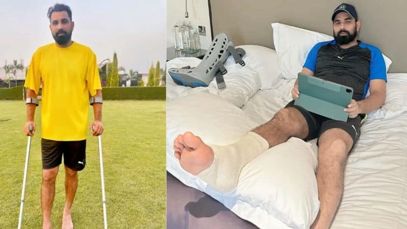 Mohammed Shami has shared a video of himself recovering from injury on his Instagram page rsk