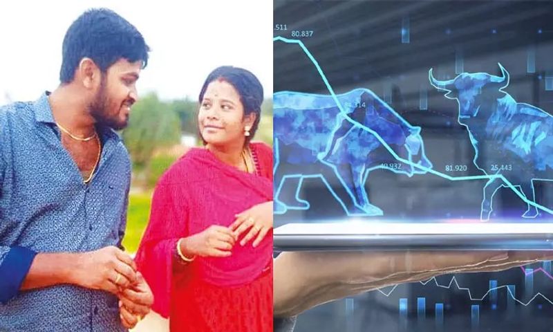 Stock market trading Man Self Death with pregnant wife in Tamil nadu Hosur san