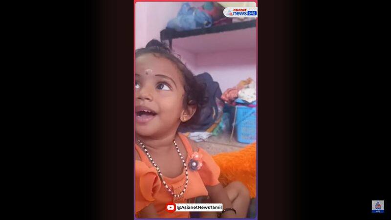 2 years old baby called her mother for vote polling in sivakasi video goes viral vel